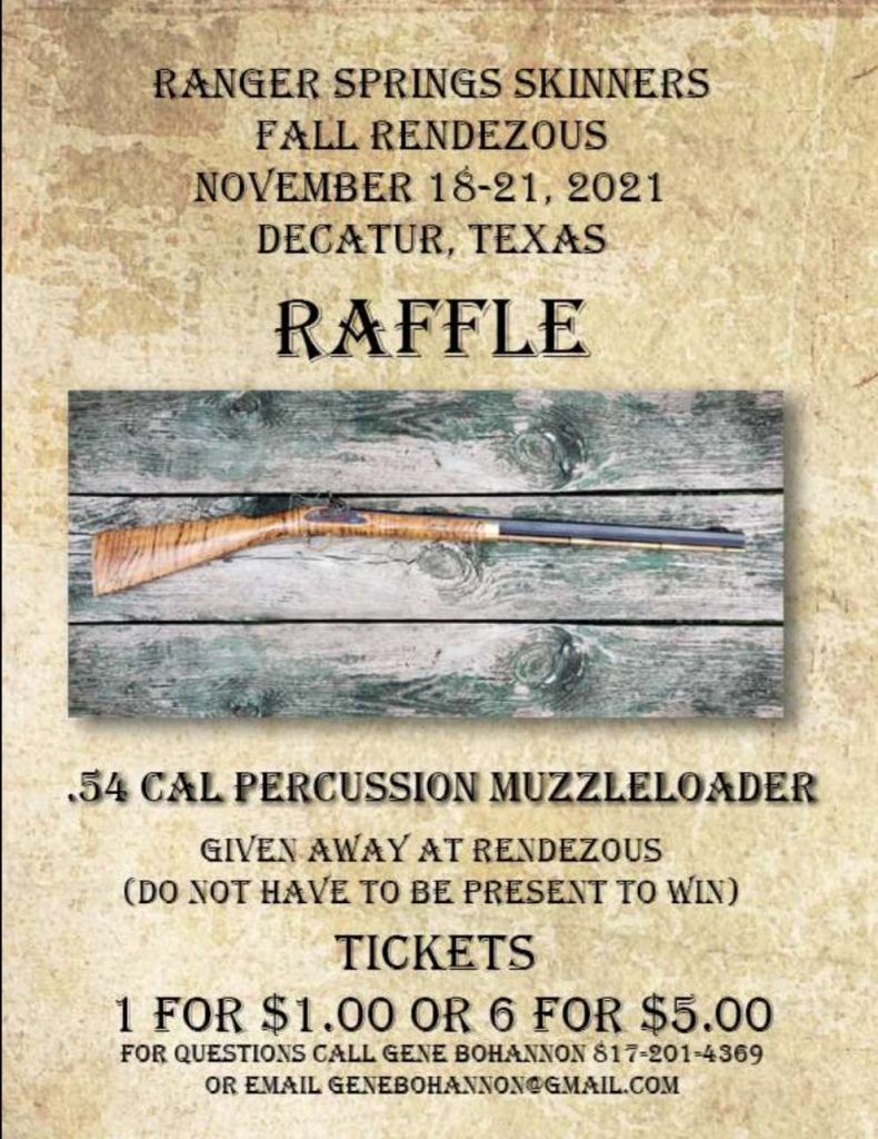 Ranger Springs Skinners Fall Raffle